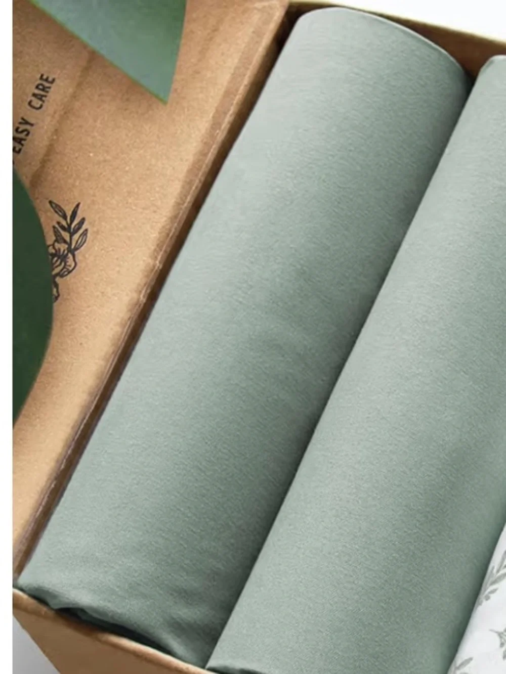 New Biloban 2-pack Green Waterproof Fitted Crib Sheets